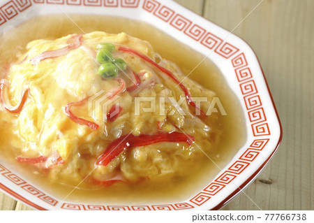 Chinese-style omelet rice with hot bean paste, Tianjin rice Chinese-style omelet rice with hot bean paste, Tianjin rice 77766738