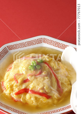 中式煎蛋飯配豆沙、天津飯和黃芪 77767013