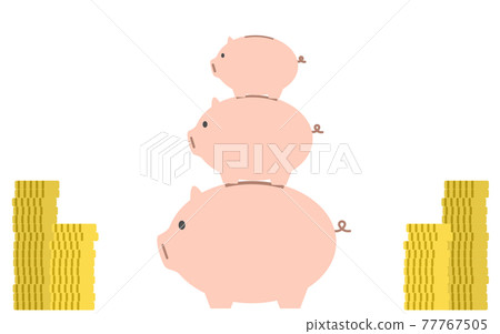 savings, saving, piggy bank - Stock Illustration [77767505] - PIXTA