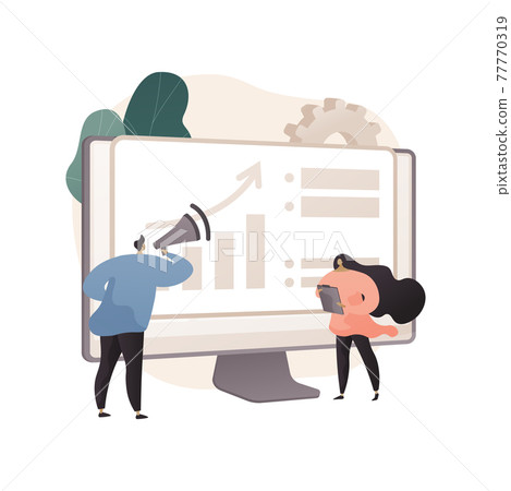 Marketing campaign management abstract concept vector illustration. Marketing campaign management abstract concept vector illustration. 77770319