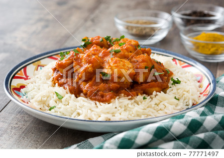 Chicken tikka masala in bowl Chicken tikka masala in bowl 77771497