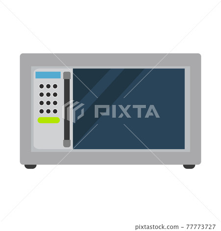 Microwave cooking appliance with oven vector kitchen illustration. Equipment microwave technology device for food cooking. Modern electronic household utensil appliance. Defrost home tool domestic Microwave cooking appliance with oven vector kitchen illustration. Equipment microwave technology device for food cooking. Modern electronic household utensil appliance. Defrost home tool domestic 77773727