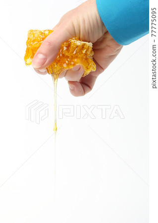 honey from dripping down hands honey from dripping down hands 77775095