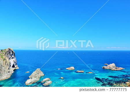 Hokkaido Blue Island and Blue Sea Island Takeshi Coast Hokkaido Blue Island and Blue Sea Island Takeshi Coast 77777775