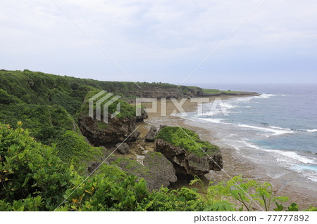 沖繩縣絲滿市海角的風景 沖繩縣絲滿市海角的風景 77777892