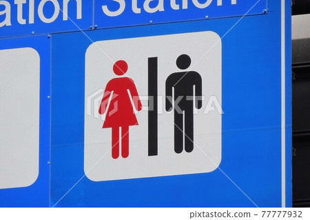 Information sign icon Toilet mark 77777932