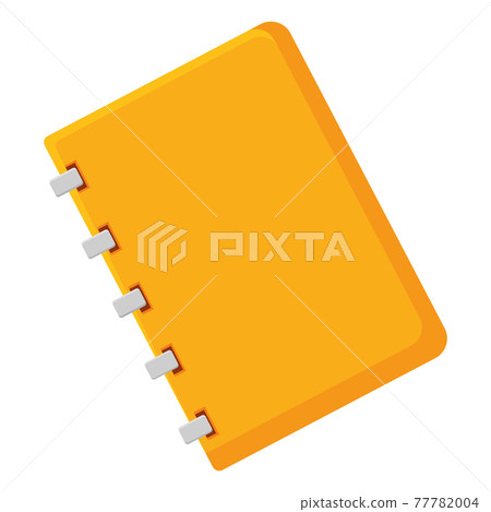 Isolated notebook icon School supplies 77782004