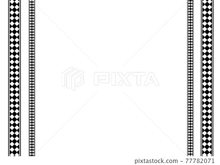 Template illustration with black lines drawn finely (A4, A5 compatible) Template illustration with black lines drawn finely (A4, A5 compatible) 77782071
