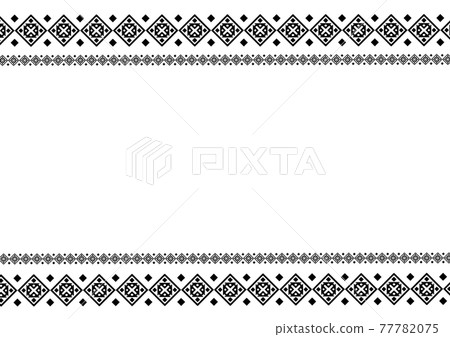 Template illustration with black lines drawn finely (A4, A5 compatible) Template illustration with black lines drawn finely (A4, A5 compatible) 77782075