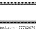 Template illustration with black lines drawn finely (A4, A5 compatible) Template illustration with black lines drawn finely (A4, A5 compatible) 77782079