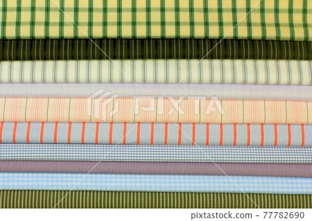 Set different texture cotton colored fabric. Background abstract Set different texture cotton colored fabric. Background abstract 77782690