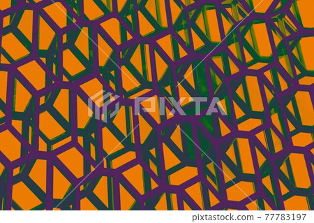 Brightly colored geometric background and textured shapes. 77783197