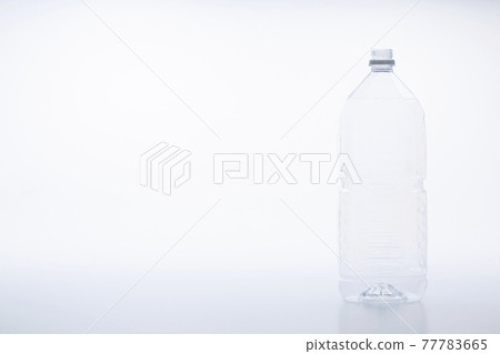 Empty plastic bottle and white background Empty plastic bottle and white background 77783665