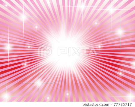 粉紅色徑向輻射集中線星星閃光縮圖框架YouTube背景 77785717