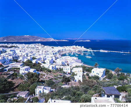 Lemani Port, Mykonos Island, Greece 77786414