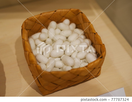 蠶絲球，絲線的原料 77787324