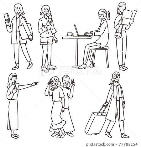 只為喜歡旅行的年輕女性設置線路 只為喜歡旅行的年輕女性設置線路 77788154