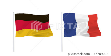 德國和法國國旗 77789008