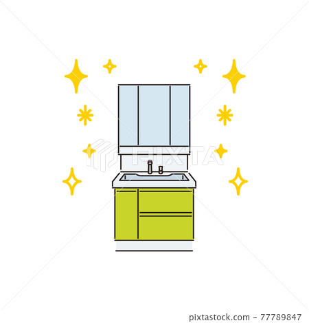 Housing equipment: Vanity (storage / three-sided mirror) 77789847
