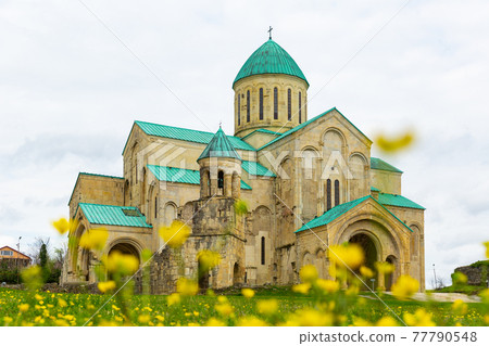 Bagrati Cathedral or Cathedral of the Dormition is an 11th-century cathedral in Kutaisi 77790548