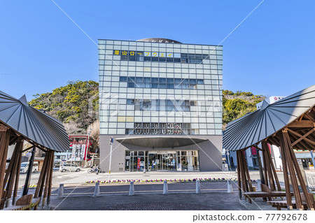 Tokushima City, Tokushima Prefecture, Awaodori Kaikan in fine weather 77792678