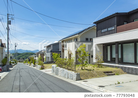 Residential area in the suburbs 77793048