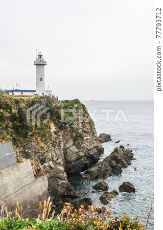 Daiosaki Lighthouse standing on a cliff 77793712