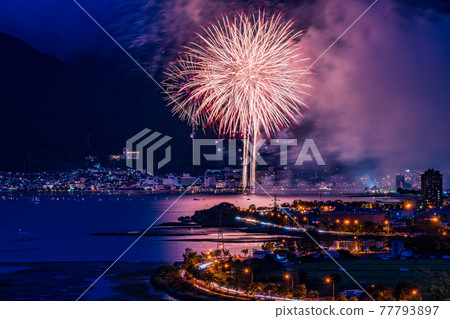 (Nagano Prefecture) Suwa Lake Festival Hako Fireworks Festival (Nagano Prefecture) Suwa Lake Festival Hako Fireworks Festival 77793897
