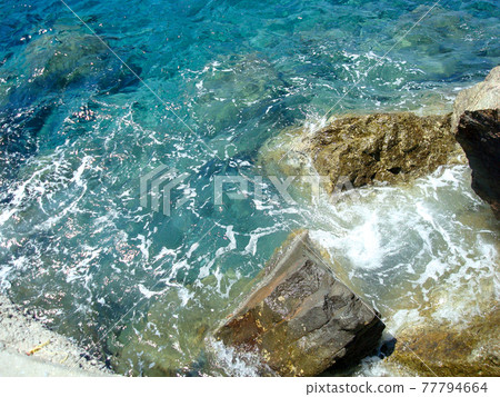 聖托里尼的水邊 77794664