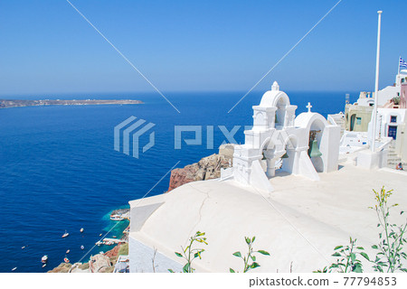 Scenery of Oia in Santorini 77794853