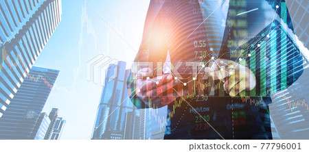 Abstract finance background Abstract finance background 77796001