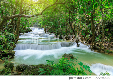 Huai Mae Khamin Waterfall level 1, Khuean Srinagarindra National Park, Kanchanaburi, Thailand Huai Mae Khamin Waterfall level 1, Khuean Srinagarindra National Park, Kanchanaburi, Thailand 77796820