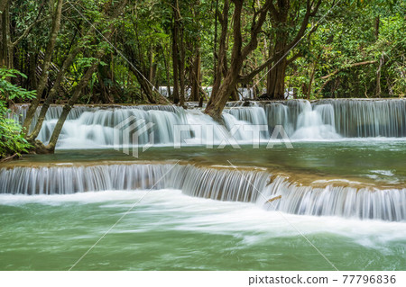 Huai Mae Khamin Waterfall level 2, Khuean Srinagarindra National Park, Kanchanaburi, Thailand 77796836