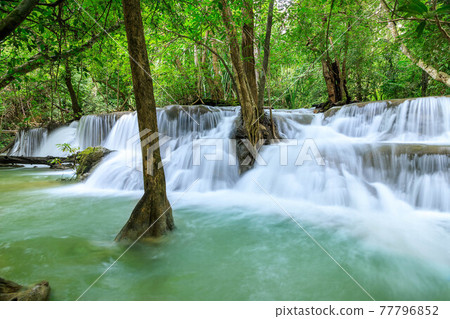 Huai Mae Khamin Waterfall level 7, Khuean Srinagarindra National Park, Kanchanaburi, Thailand 77796852