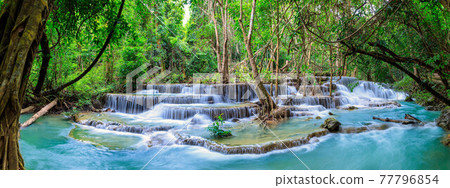 Huai Mae Khamin Waterfall level 6, Khuean Srinagarindra National Park, Kanchanaburi, Thailand Huai Mae Khamin Waterfall level 6, Khuean Srinagarindra National Park, Kanchanaburi, Thailand 77796854