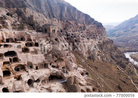 Rock-hewn caves of ancient monastic complex of Vardzia Rock-hewn caves of ancient monastic complex of Vardzia 77800056