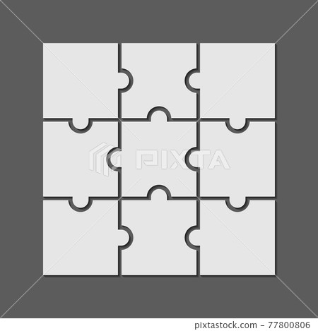 9 puzzle piece jigsaw concept vector background. 3x3 business puzzle design 9 puzzle piece jigsaw concept vector background. 3x3 business puzzle design 77800806