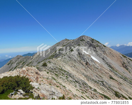 Northern Alps Yakushidake in the blue sky Northern Alps Yakushidake in the blue sky 77801855