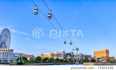 Cityscape of Sakuragicho, Yokohama Ropeway World Porters side Cityscape of Sakuragicho, Yokohama Ropeway World Porters side 77802298