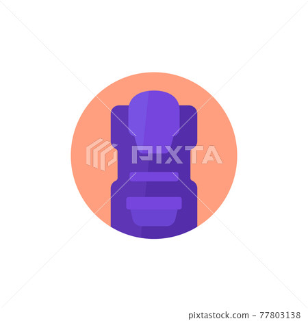 Mammography machine icon, flat vector Mammography machine icon, flat vector 77803138
