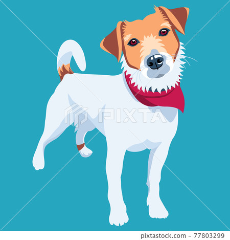 dog icon flat design 77803299