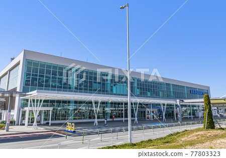 Tokushima City, Tokushima Prefecture, Tokushima Awaodori Airport in fine weather 77803323