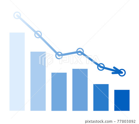 下降條形圖和折線圖 77803892