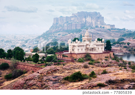 Jaswanth Thada mausoleum, Jodhpur, Rajasthan, India 77805839