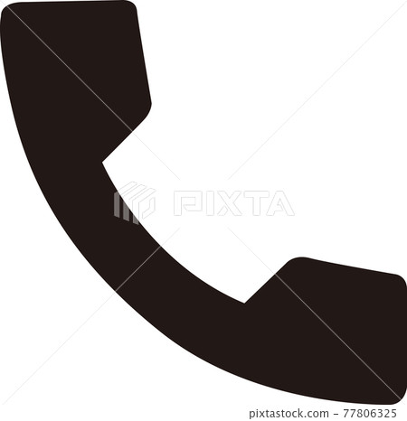Handset pictogram 77806325