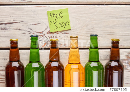 Alcoholism treatment concept. Alcoholism treatment concept. 77807595