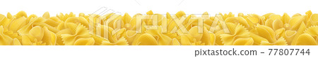 Italian pasta pattern, seamless texture Italian pasta pattern, seamless texture 77807744