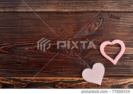 Valentines Day background with decorative hearts. Valentines Day background with decorative hearts. 77808334