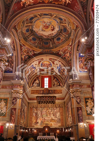 Rome. Decor of the church of San Girolamo dei Croati 77809474