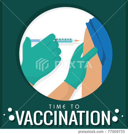 Person getting vaccinated Time to vaccination 77809735